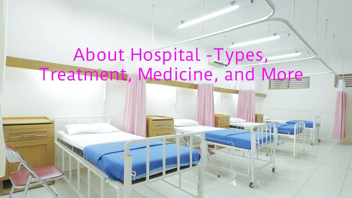 About Hospital -Types, Treatment, Medicine, and More