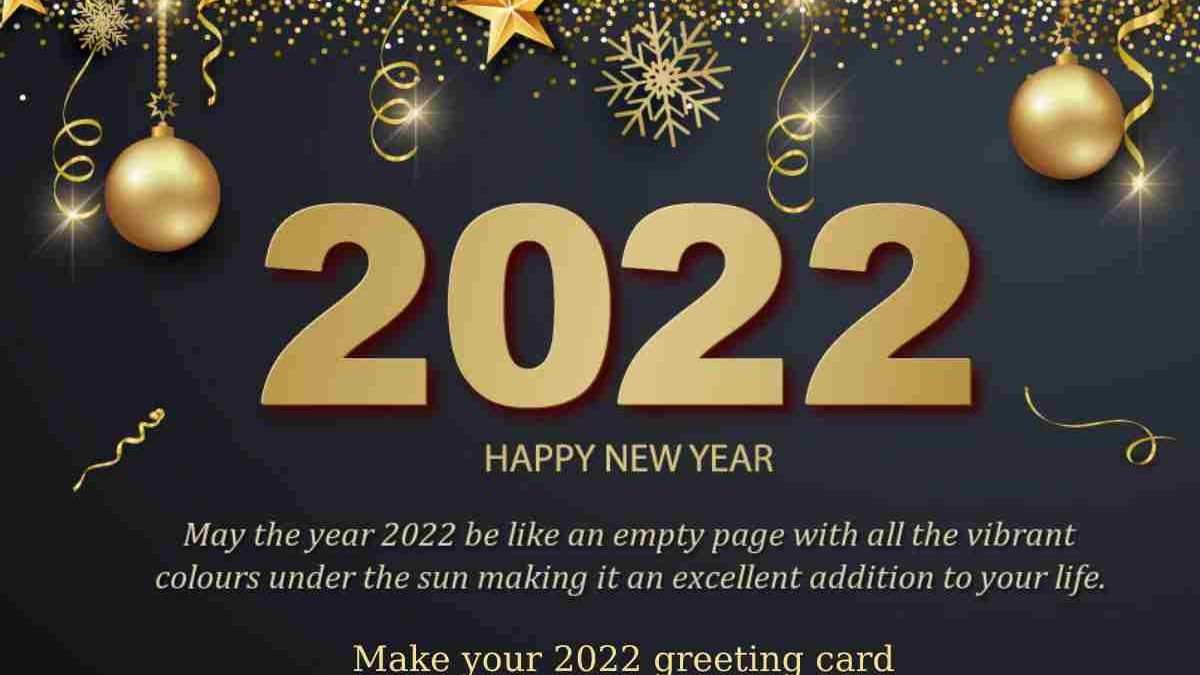 Make your 2022 greeting card
