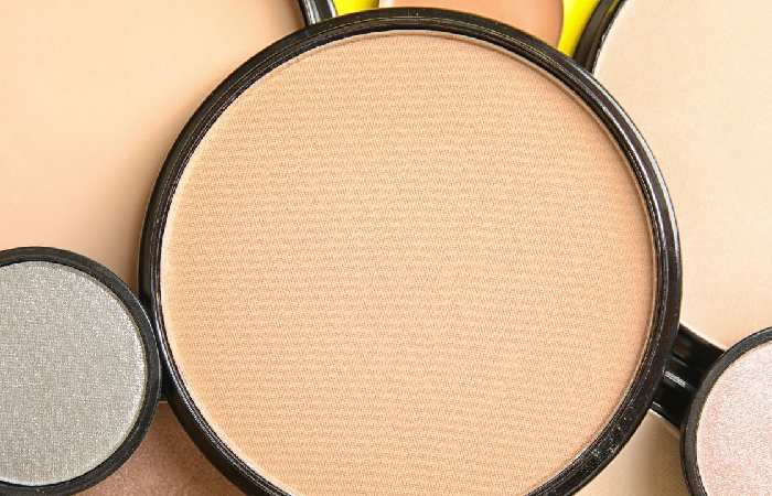 pressed face powder