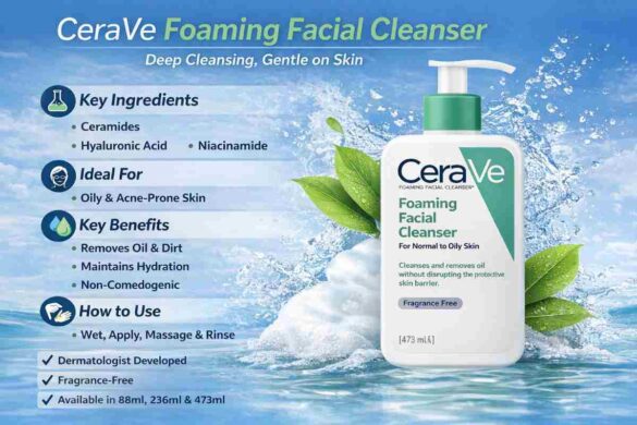 cerave foaming facial cleanser