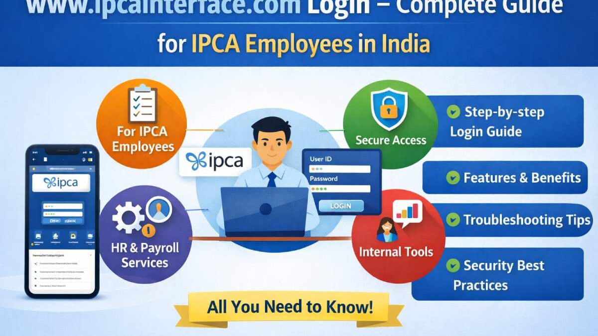 www.ipcainterface.com Login – Complete Guide for IPCA Employees in India